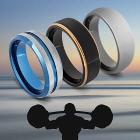 Anelli in tungsteno per uomo
