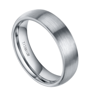 anello da uomo in argento spazzolato per anniversario di matrimonio, fede nuziale da 6 mm e 8 mm in tutte le misure