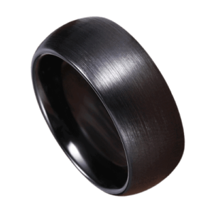 anello nero da uomo per anniversario di matrimonio fede nuziale fede in ceramica 4mm 6mm 8mm fascia in tutte le misure