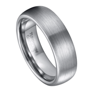 anello da uomo in argento per anniversario di matrimonio fidanzamento tungsteno 6mm 8mm fascia in taglie design moderno stile tradizionale