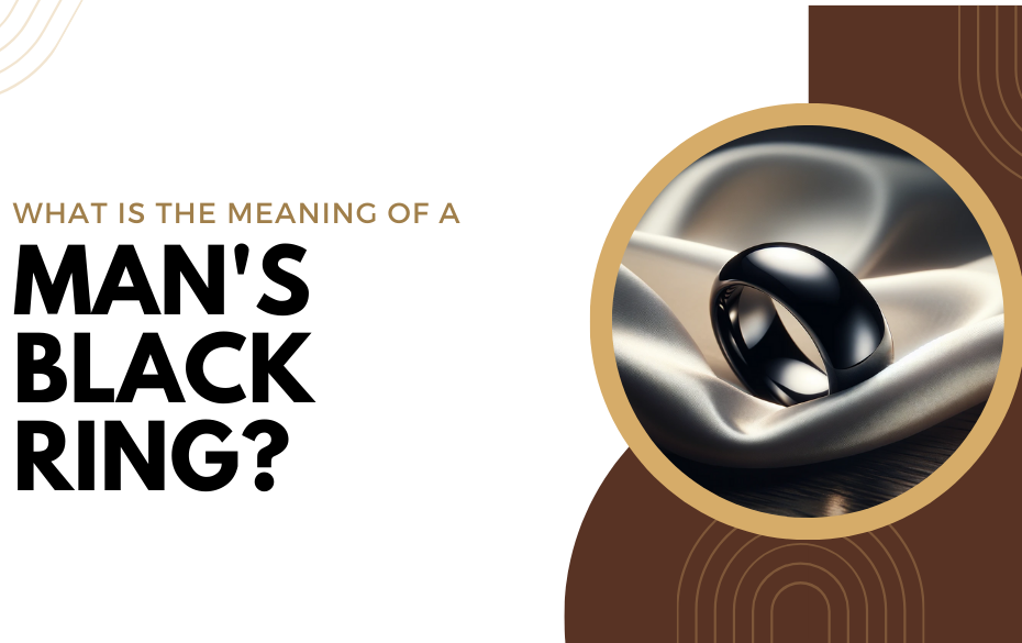 Qual è il significato dell'anello nero di un uomo? Immagine in evidenza del blog
