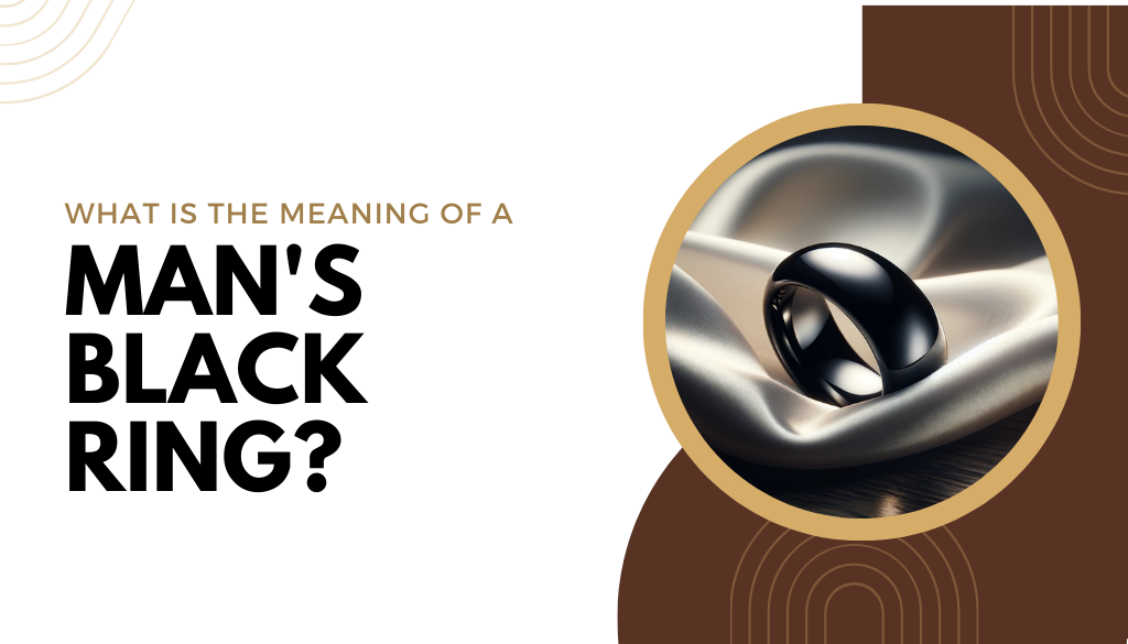 Qual è il significato dell'anello nero di un uomo? Immagine in evidenza del blog